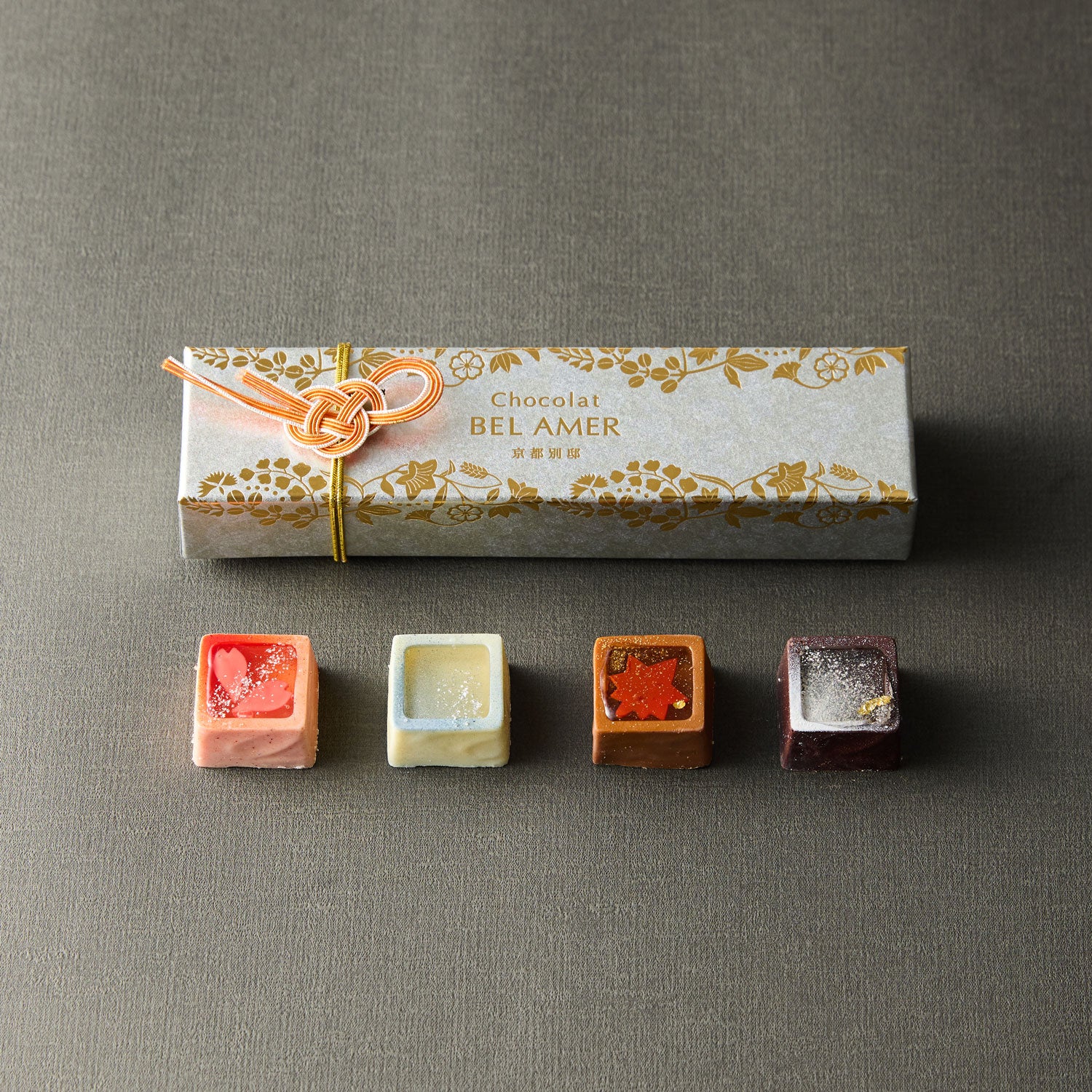 季のしずく 4個入 チョコレート ボンボンショコラ 日本の四季 10周年